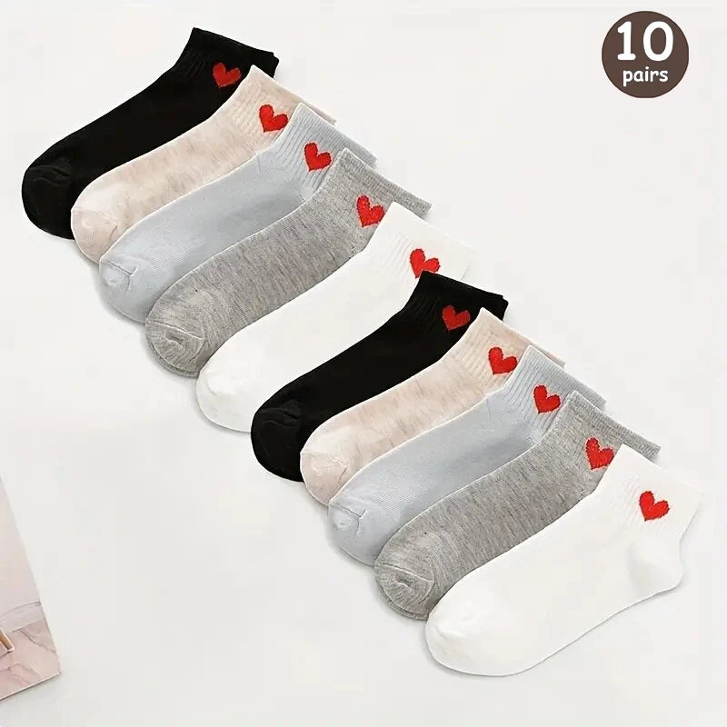 Polyester Elastane Teddy Bear Print Casual Ankle Socks for Women - 20