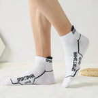 Cotton Polyester Blend Breathable Ankle Sports Socks