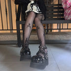 Nylon Mesh Fishnet Tights High Waist Pantyhose