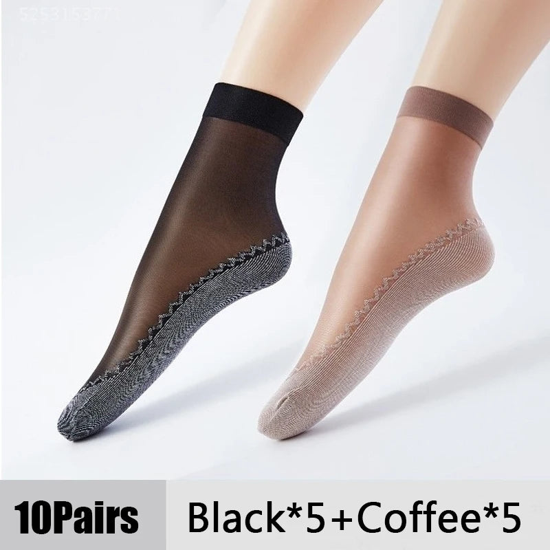 Nylon Breathable Invisible Boat Socks Women