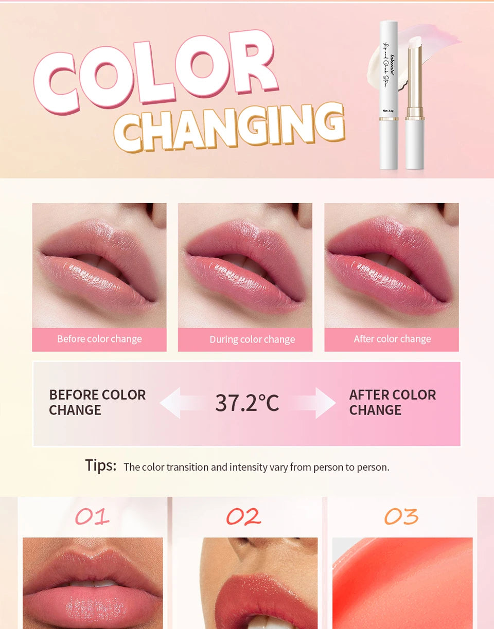 PH Color Changing Lip and Cheek Stain Moisturizing Balm