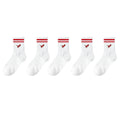 Polyester Elastane Dinosaur Pattern Crew Socks