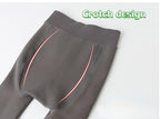 Polyester Elastane Fleece Lined Thermal Tights