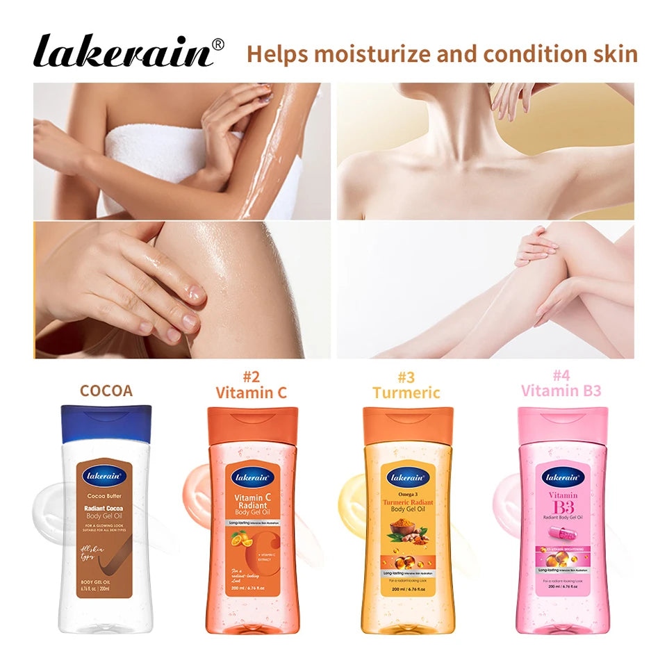 Radiant Body Gel Oil Moisturizing Skin Treatment