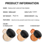 Translucent Loose Setting Powder Oil Control Matte Finish