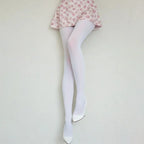 Nylon Elastane Solid Color Opaque Tights