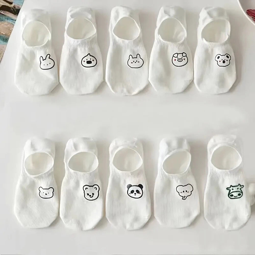5 Pack Mens Polyester Blend Breathable Ankle Socks