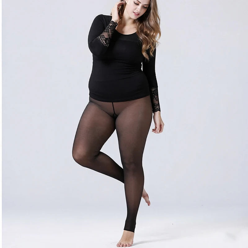 Fleece Lined Thermal Winter Tights For Women