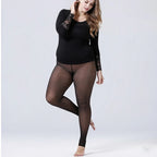 Polyester Elastane Elastic High Waist Pantyhose Tights