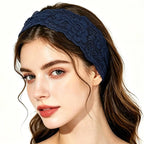 Floral Lace Elastic Headband for Women