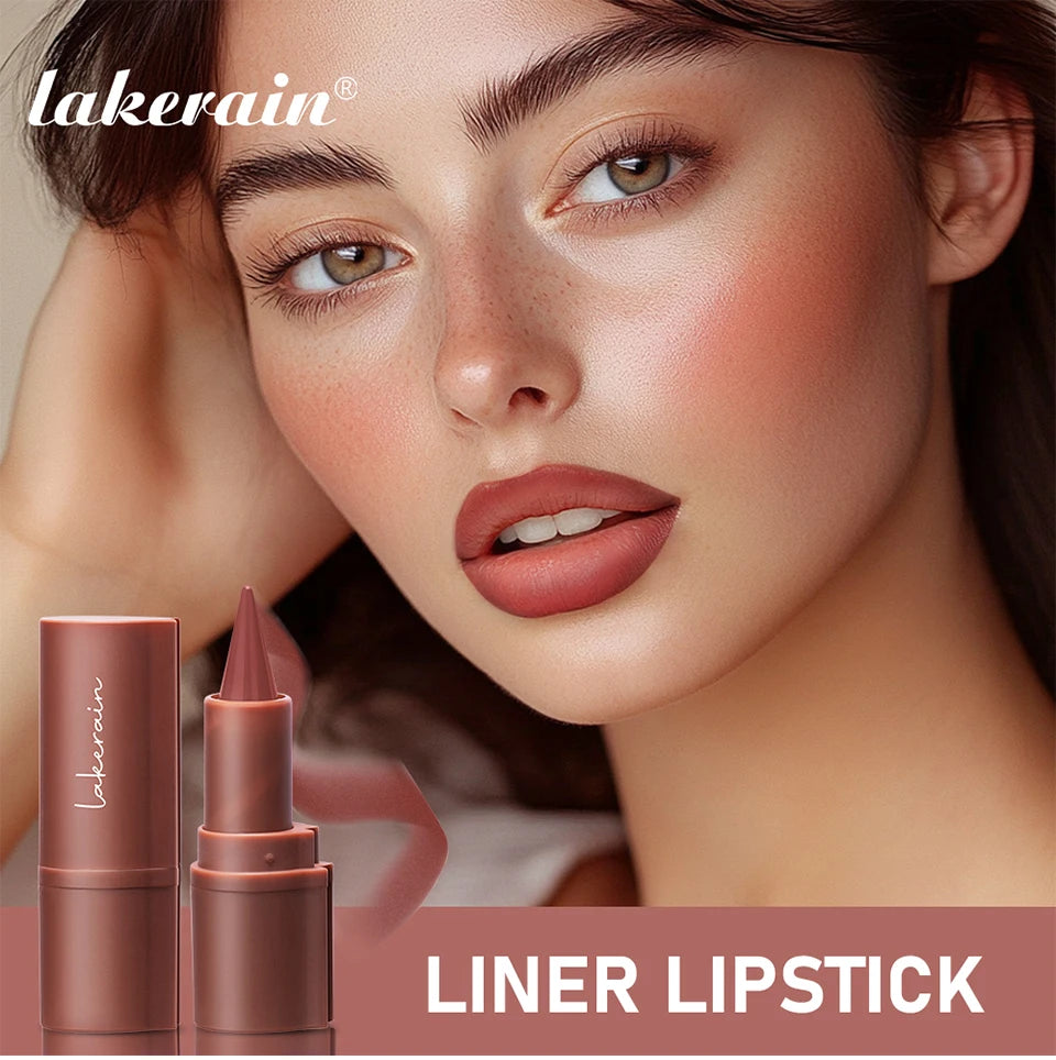 Matte Velvet Lip Liner And Lipstick Duo - 7