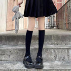 Nylon Lace Bowknot Knee High Socks