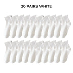 Polyester Elastane Ruffle Crew Socks Set