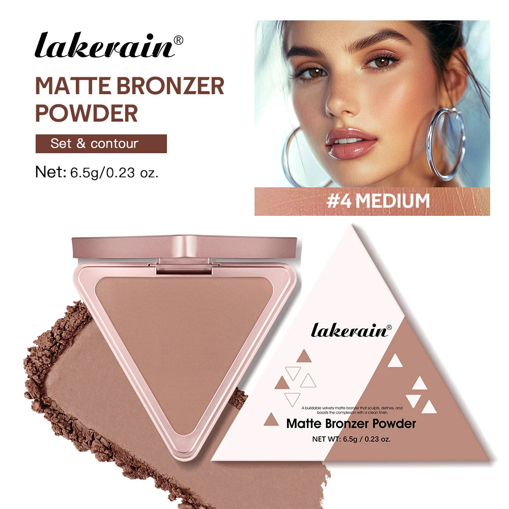 Matte Bronzer Powder Face Contour Makeup