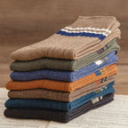 Polyester Elastane Blend Crew Socks