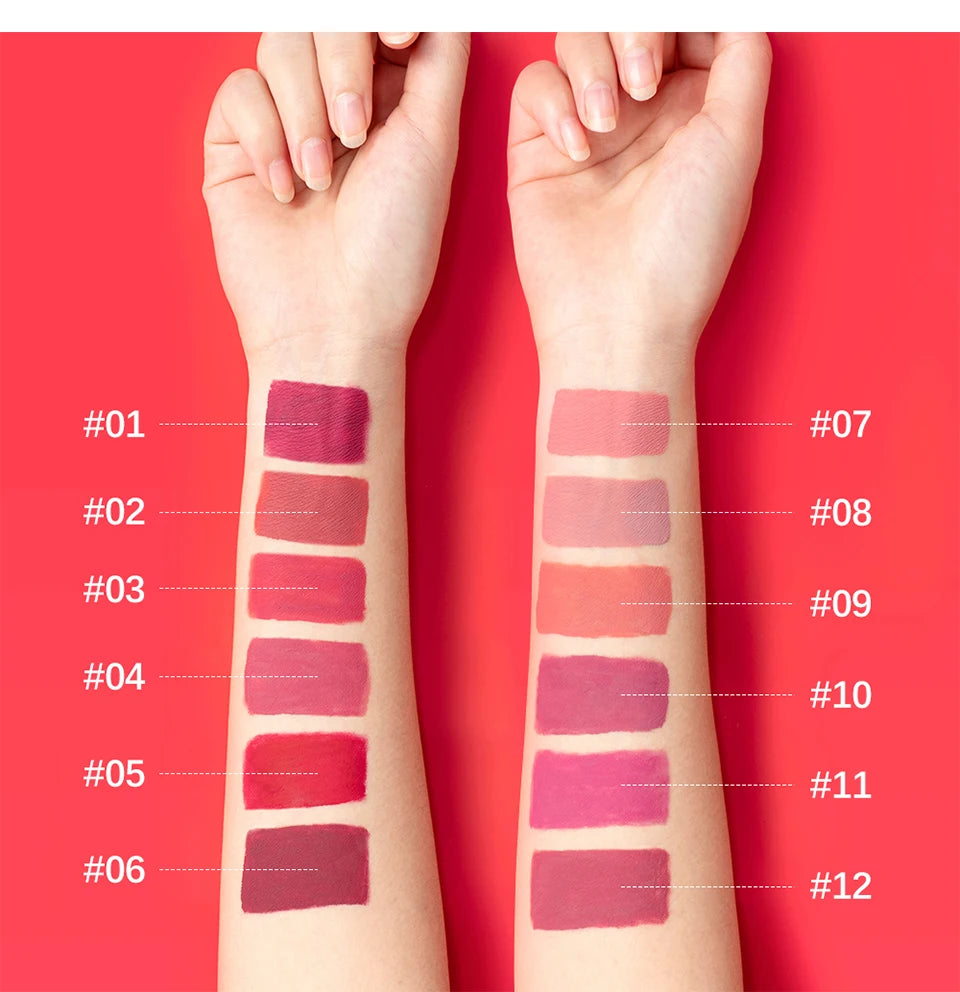 Matte Velvet Liquid Lipstick Waterproof Long Lasting Lip Glaze