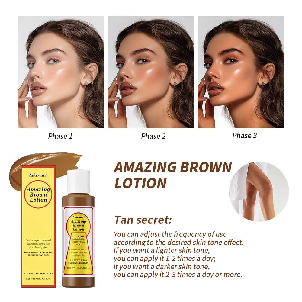Sunless Tanning Body Lotion Liquid Bronzer - 2