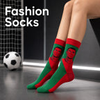 Cotton Polyester Knee High Athletic Socks