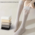 Polyester Nylon Knee High Stockings