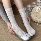 Nylon Elastane Split Toe Tabi Socks