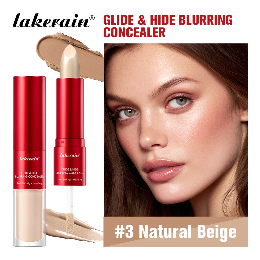 Dual Ended Liquid And Stick Blurring Concealer For Full Face Coverage - 24