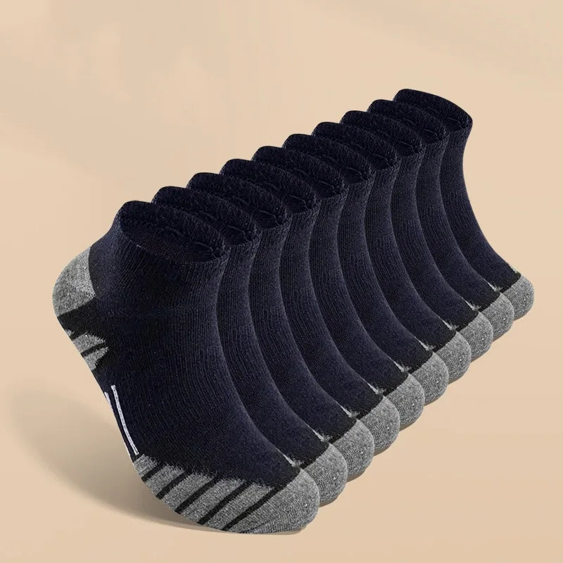 Polyester Elastane Low Cut Athletic Socks - 6