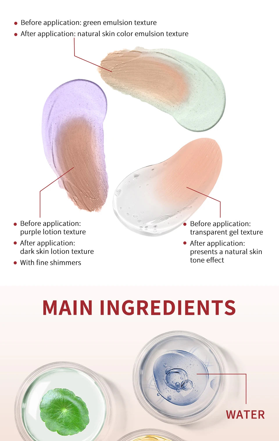 Color Correcting CC Cream Foundation Face Base