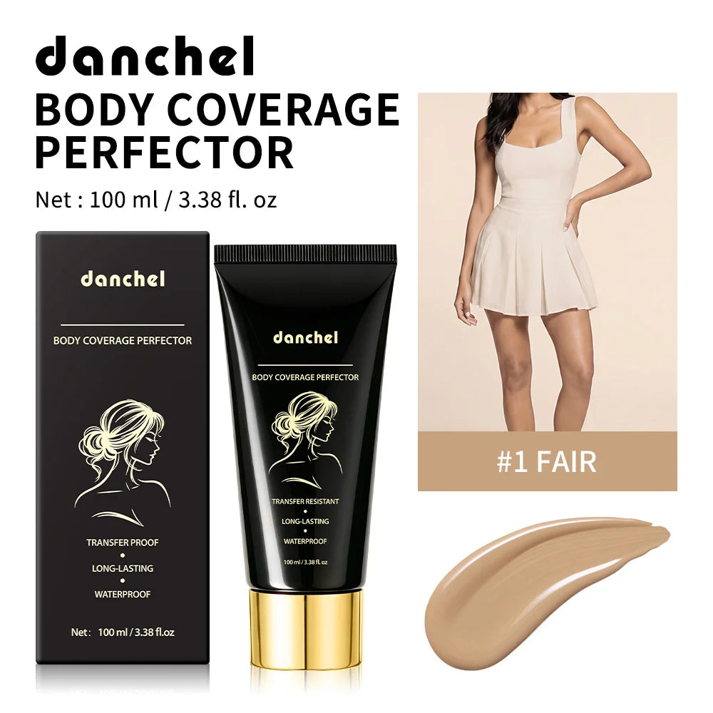 Waterproof Full Coverage Body Concealer Cream for Scars and Tattoos