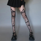 Nylon Spiderweb Pattern Pantyhose Stockings