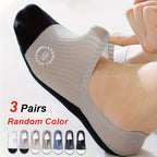 Cotton Blend Low Cut Breathable Invisible Socks