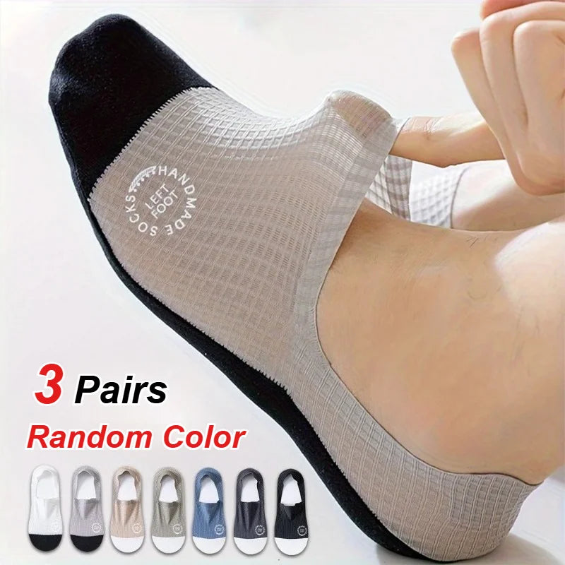 Cotton Blend Low Cut Breathable Invisible Socks