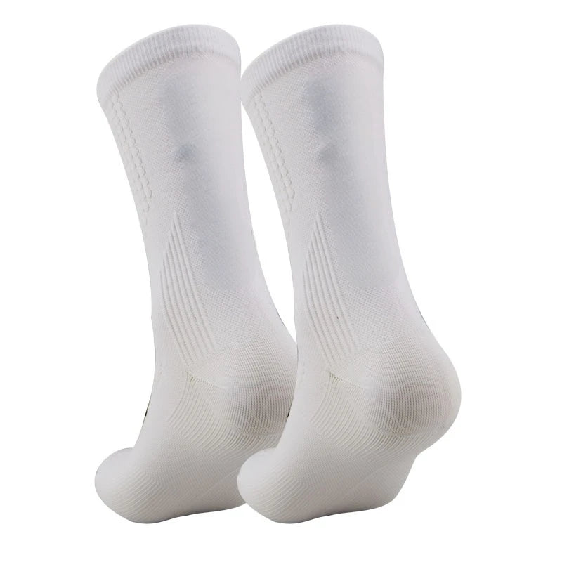 Polyester Elastane Knee High Athletic Sports Socks