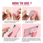 Pressed Powder Face Setting Compact With Integrated Phone Grip