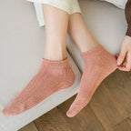 Cotton Polyester Mesh Ankle Socks for Women