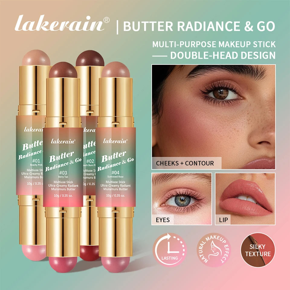 Double Ended Cream Bronzer and Blush Makeup Stick
