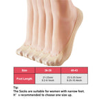 Nylon Elastane Invisible Low Cut Non Slip Liner Socks