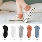Cotton Polyester Mesh Ankle Socks for Women