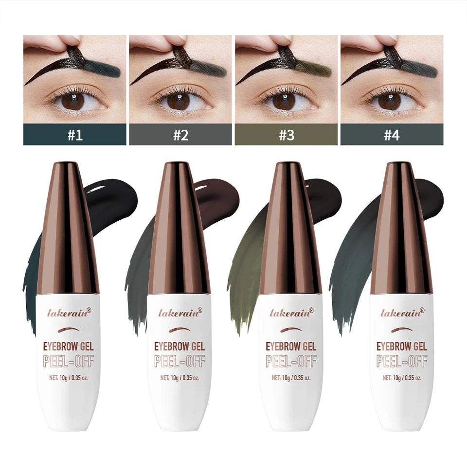 Waterproof Peel Off Eyebrow Tint Liquid Dyeing Cream