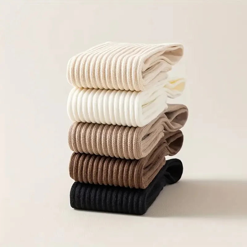 Polyester Elastane Blend Calf Socks for Women - 3