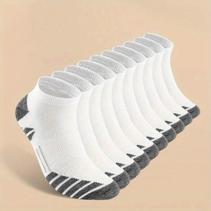 Polyester Elastane Low Cut Athletic Socks - 4