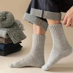 Thick Wool Blend Thermal Crew Socks 5 Pair Set