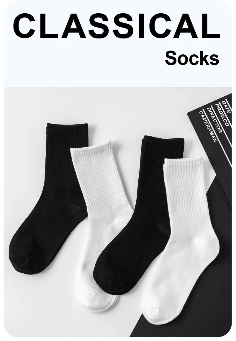 Polyester Elastane Crew Socks For Men - 7