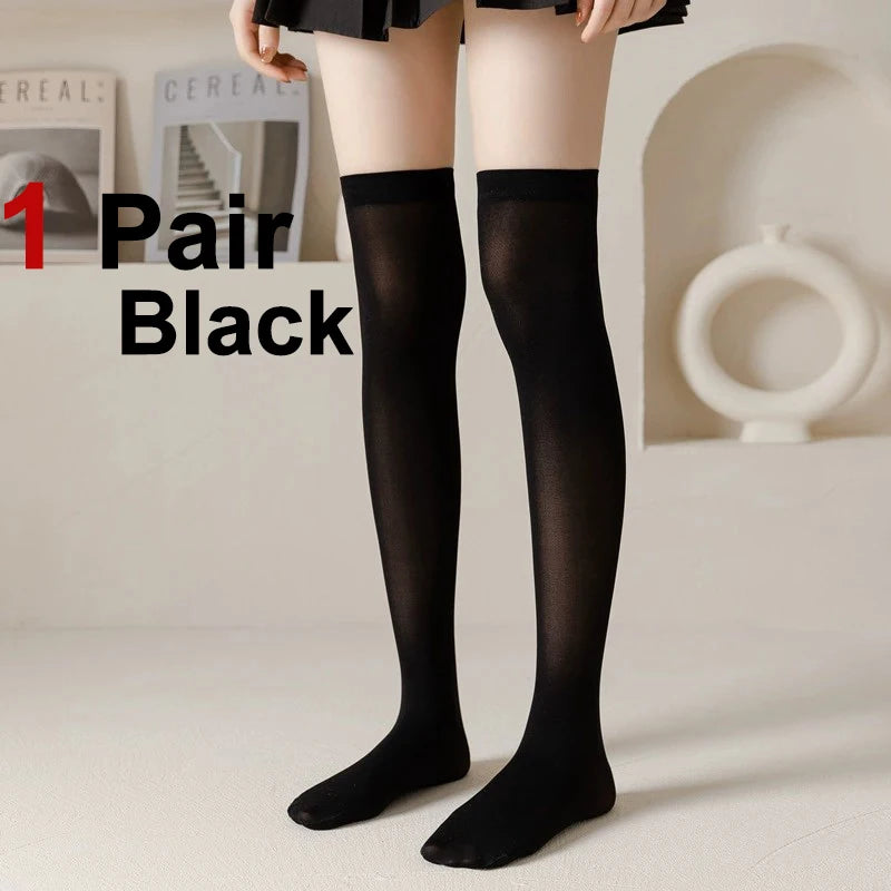 Nylon Spandex Knee High Stockings - 13
