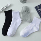 Polyester Blend Mid Calf Crew Socks Multipack