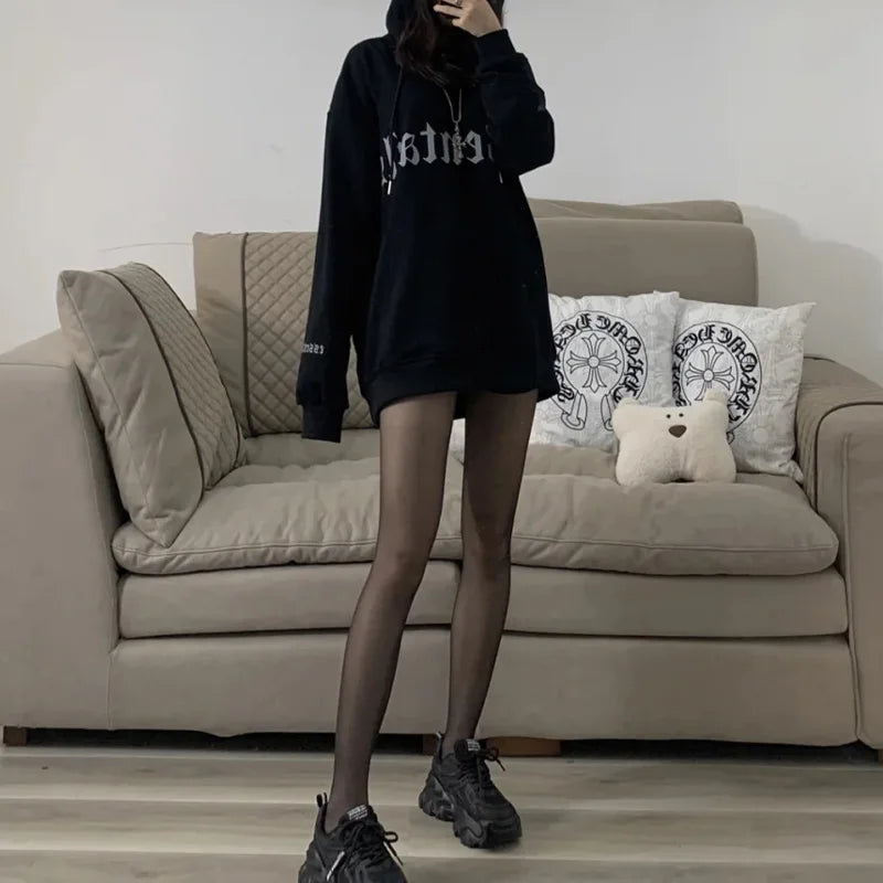 Fleece Lined Thermal Tights High Waist Pantyhose