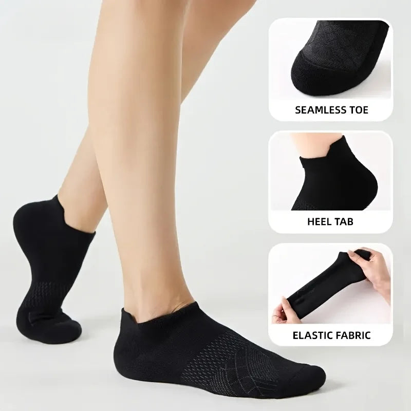 Polyester Blend Low Cut Sports Socks