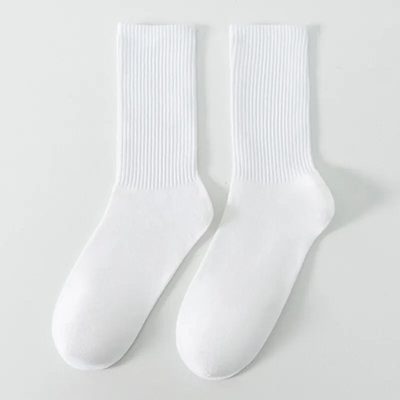 Polyester Elastane Crew Socks For Men