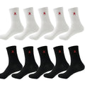 Polyester Elastane Crew Socks Spider Pattern