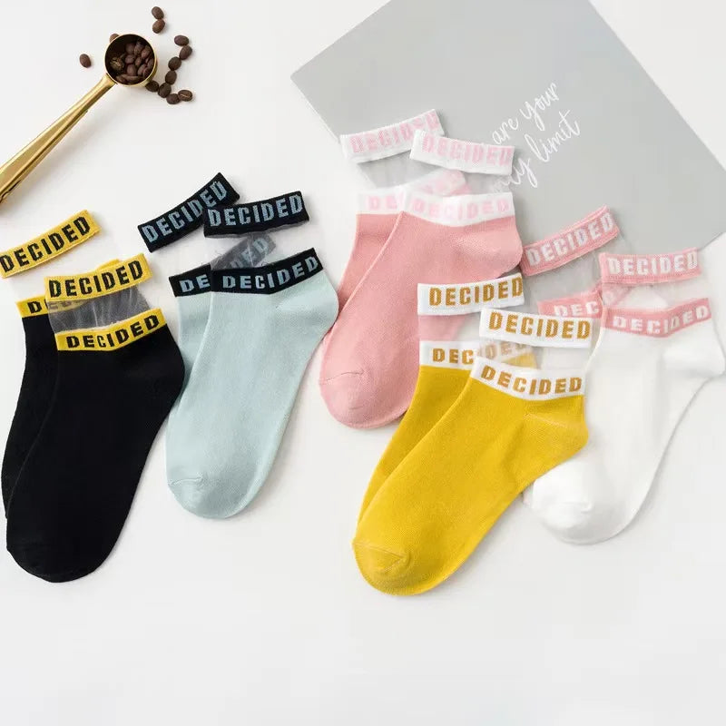 Polyester Elastane Low Cut Socks 5 Pack - 4
