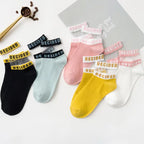 Polyester Elastane Low Cut Socks 5 Pack